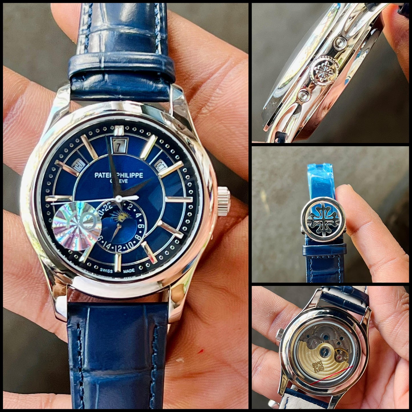 Patek phillipe men chronograph watch