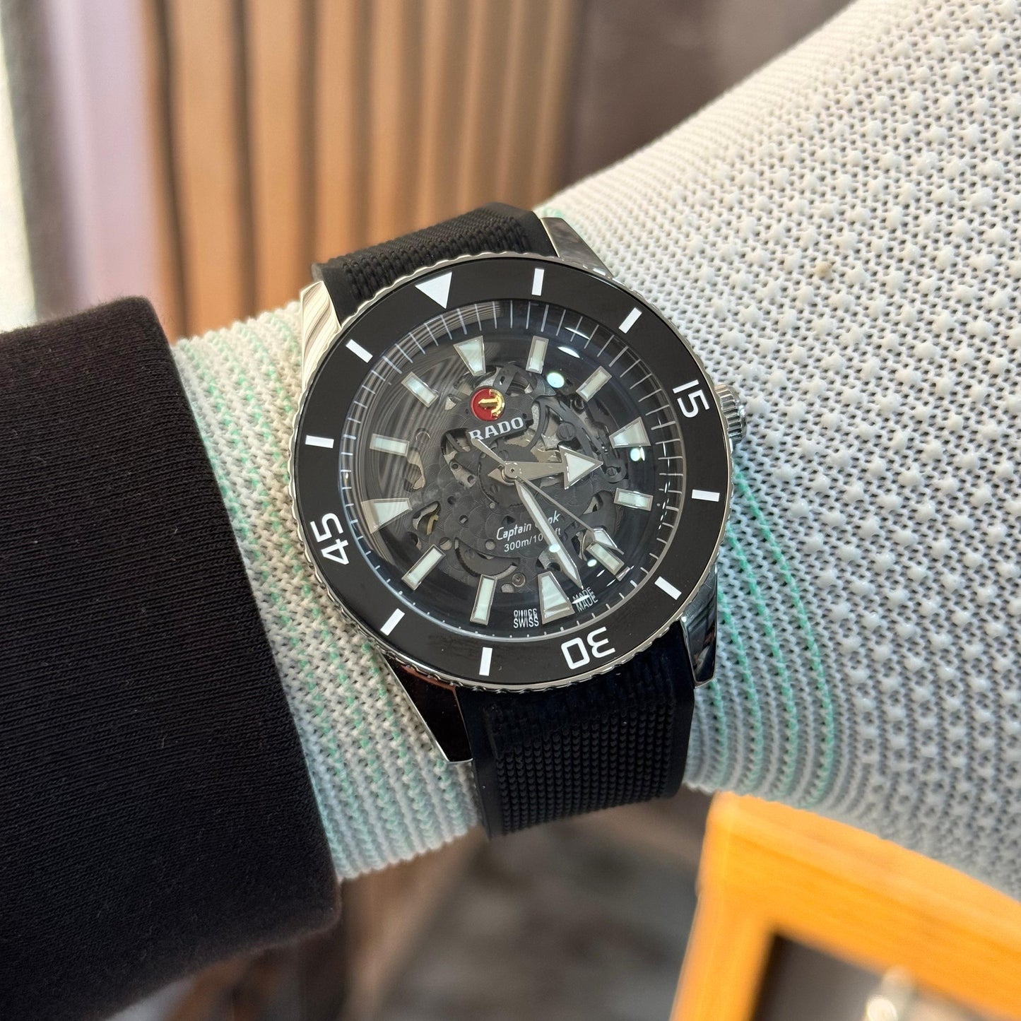 Rado Captain Cook 3212 Black Dial High Tech Ceramic