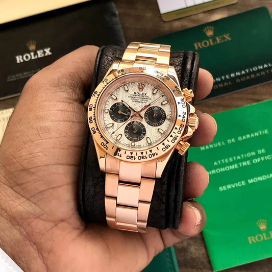 Rolex Cosmograph Daytona Rosegold Automatic Mens Watch firstcopy