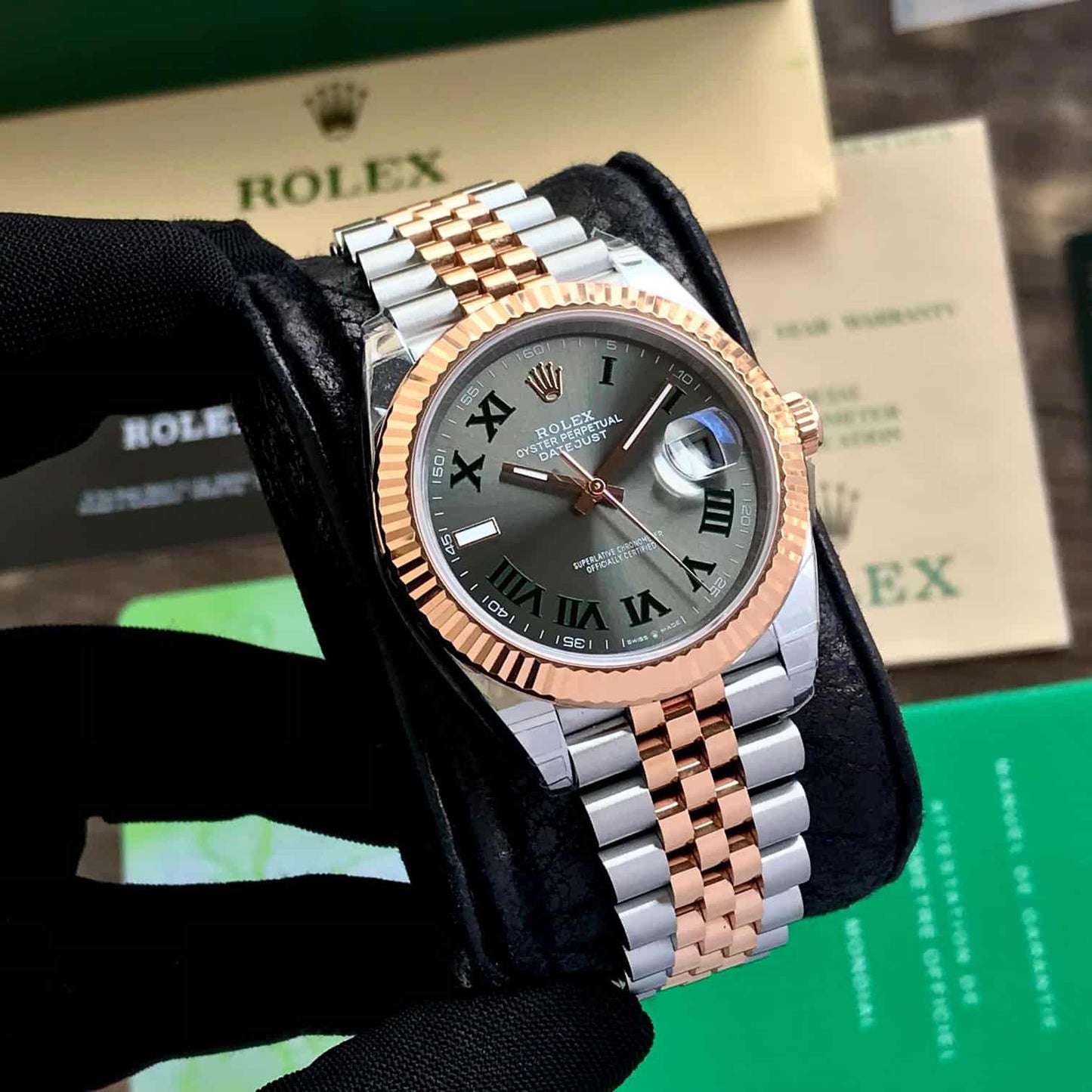 Rolex Datejust 41 Roman Dial Steel & Everose Gold Swiss ETA firstcopy Watch