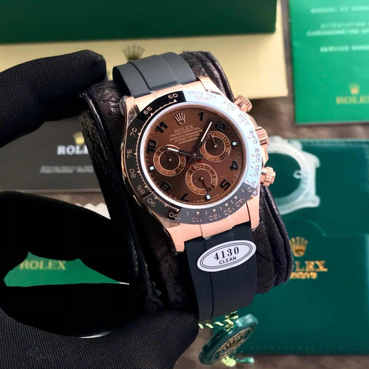 Rolex Daytona Chocolate Dial Everose Gold Swiss ETA Automatic firstcopy Watch