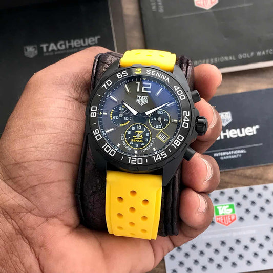 Tag Heuer Formula 1 Senna Japanese Stainless Steel Mens Watch firstcopy