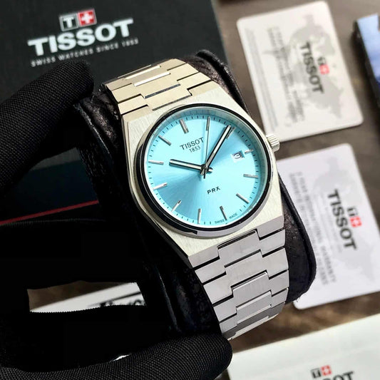Tissot PRX firstcopy Stainless Steel Tiffany Blue Dial Japanese Men’s Watch