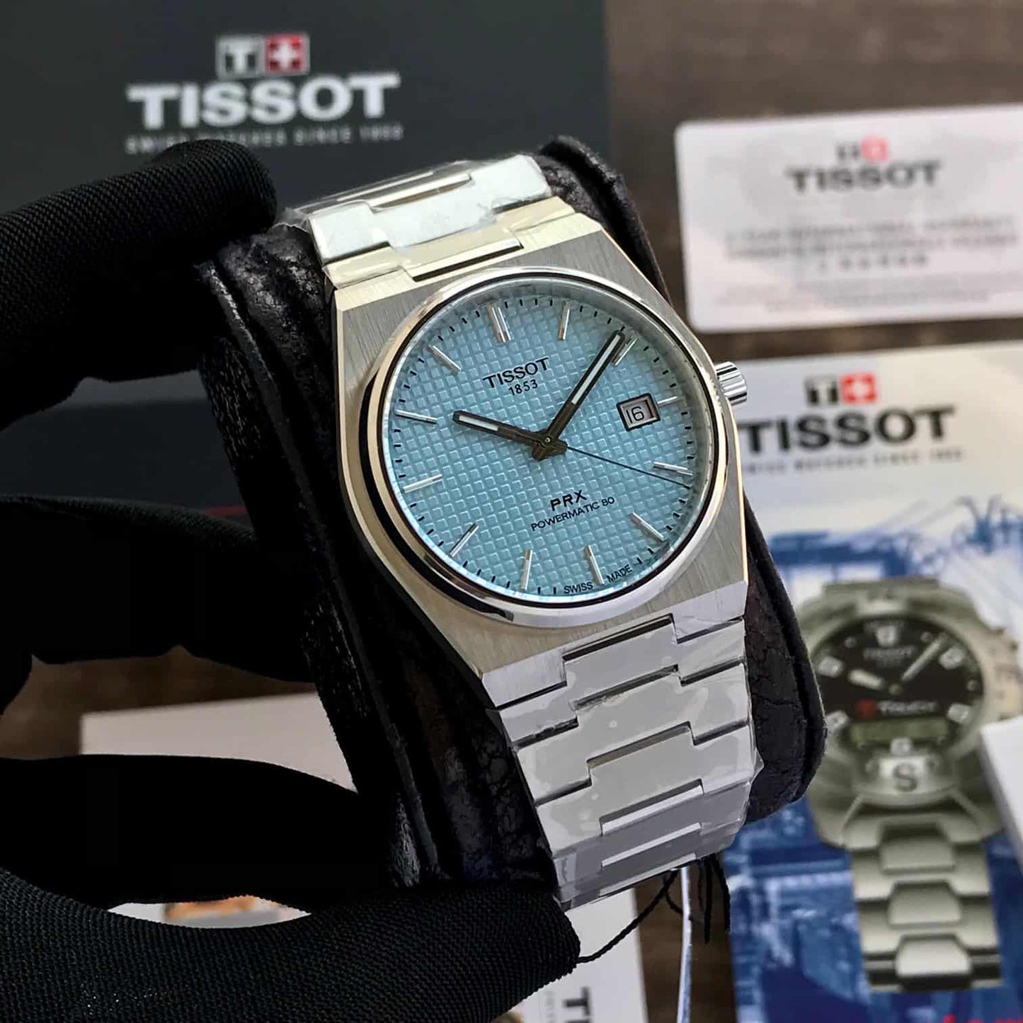 Tissot PRX Powermatic Steel Ice Blue Tiffany Edition firstcopy Men’s Watch