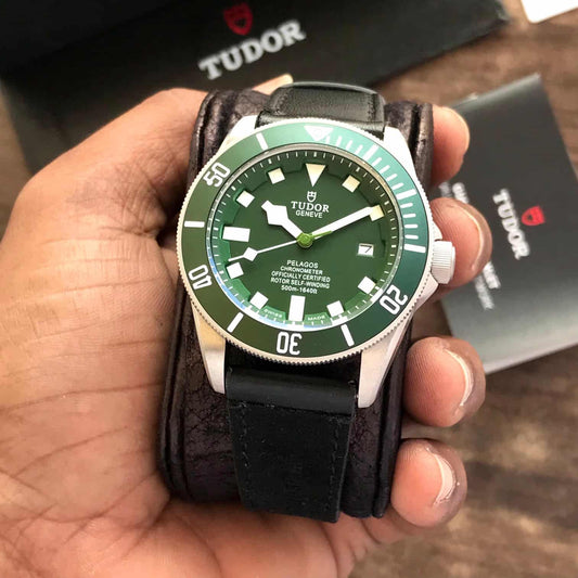 Tudor Pelagos Green Dial Japanese Automatic Mens Watch firstcopy